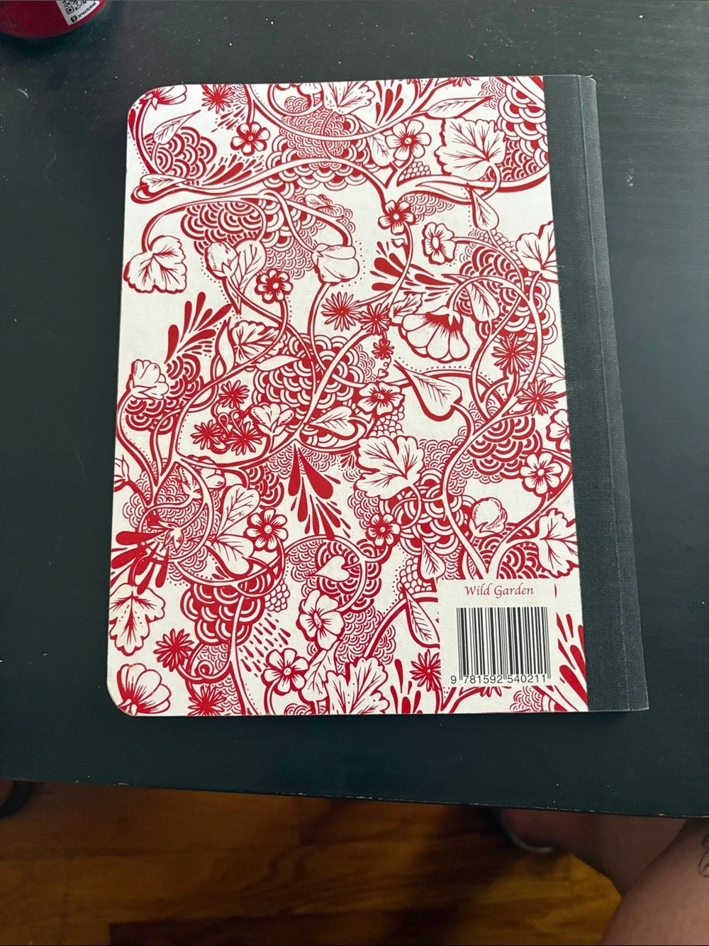 Composition Book — Red Floral Cover